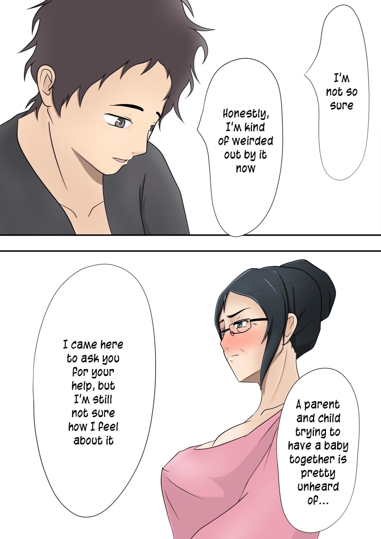 Hentai Manga Comic-The Story of How I Asked My Mother To Be Our Surrogate-Read-11